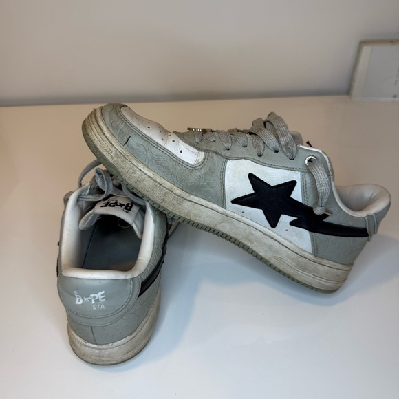 Bape Sta Low Grey Black - Picture 5 of 8